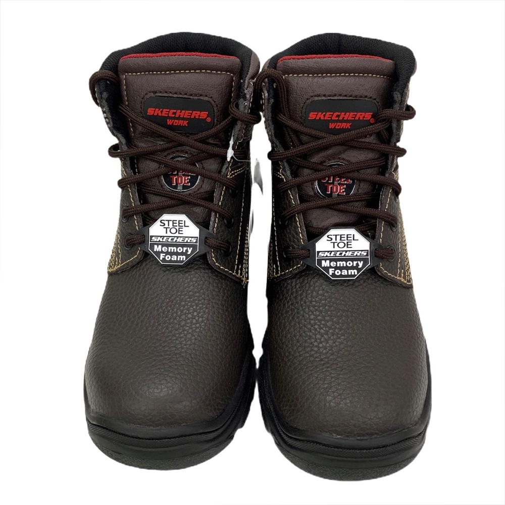 Skechers Work Steel Toe Boots Memory Foam Size 8.5 NWT Workwear Safety - Picture 12 of 13